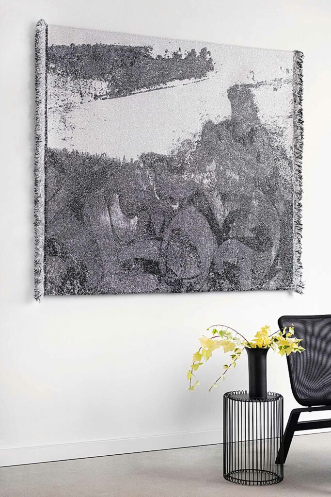 home textile black and white tapestry