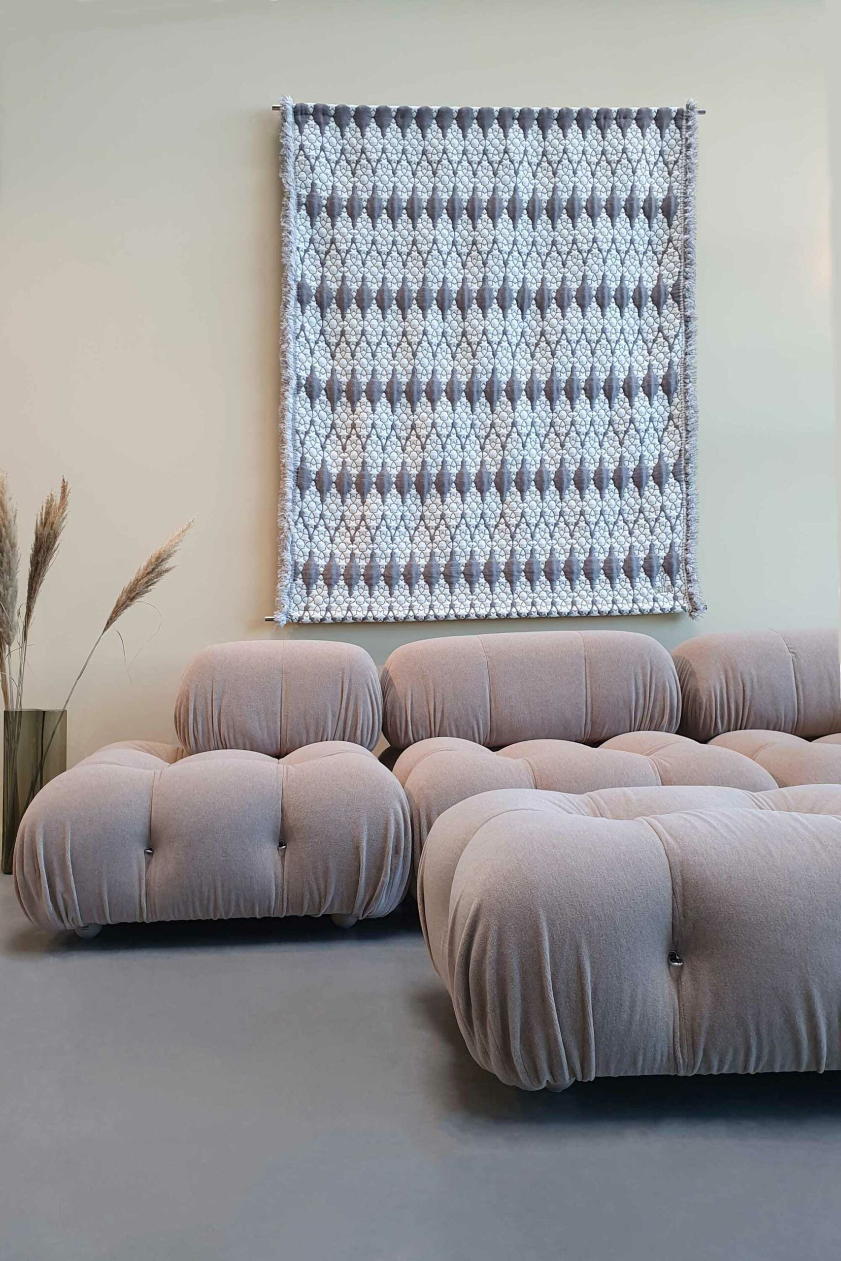 home textile wall art sand color