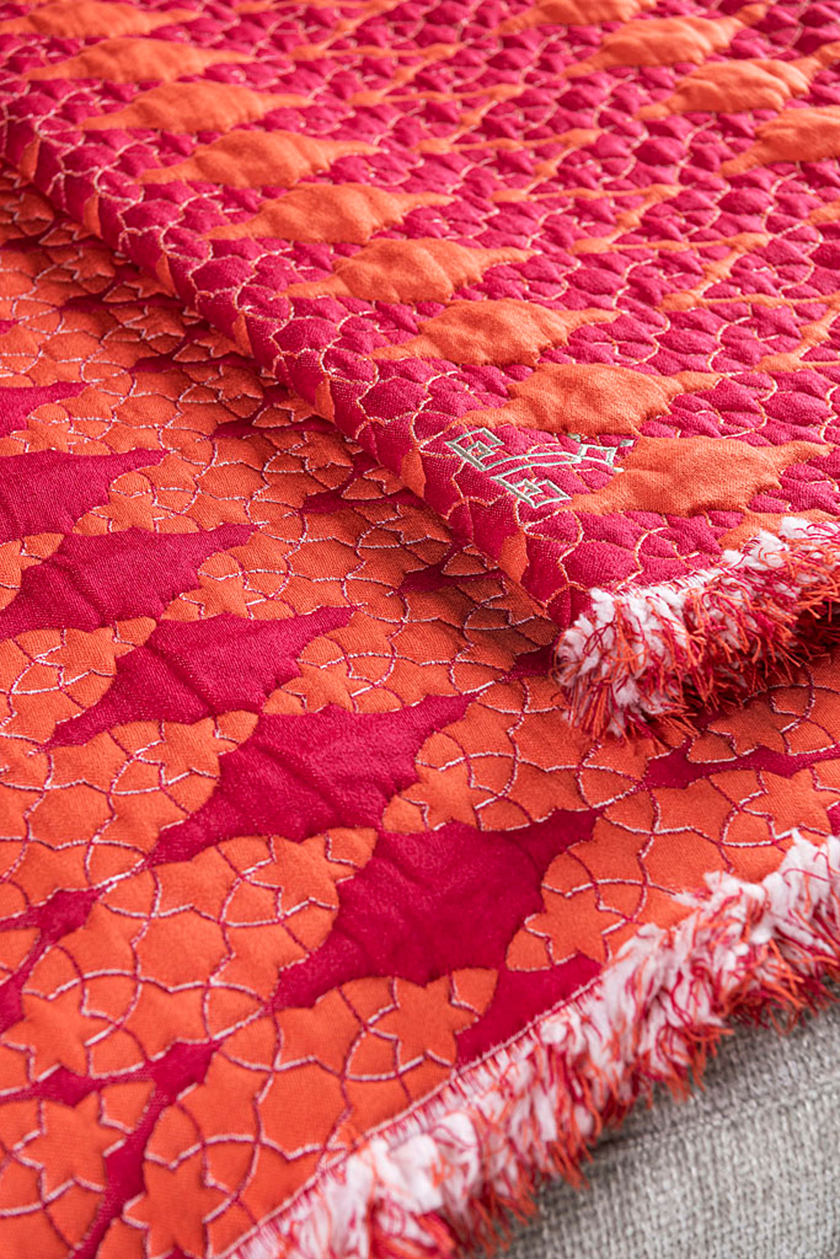 interior textiles wall art halle design infinity coral