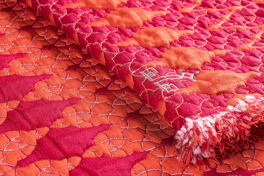 interior textile infinity coral
