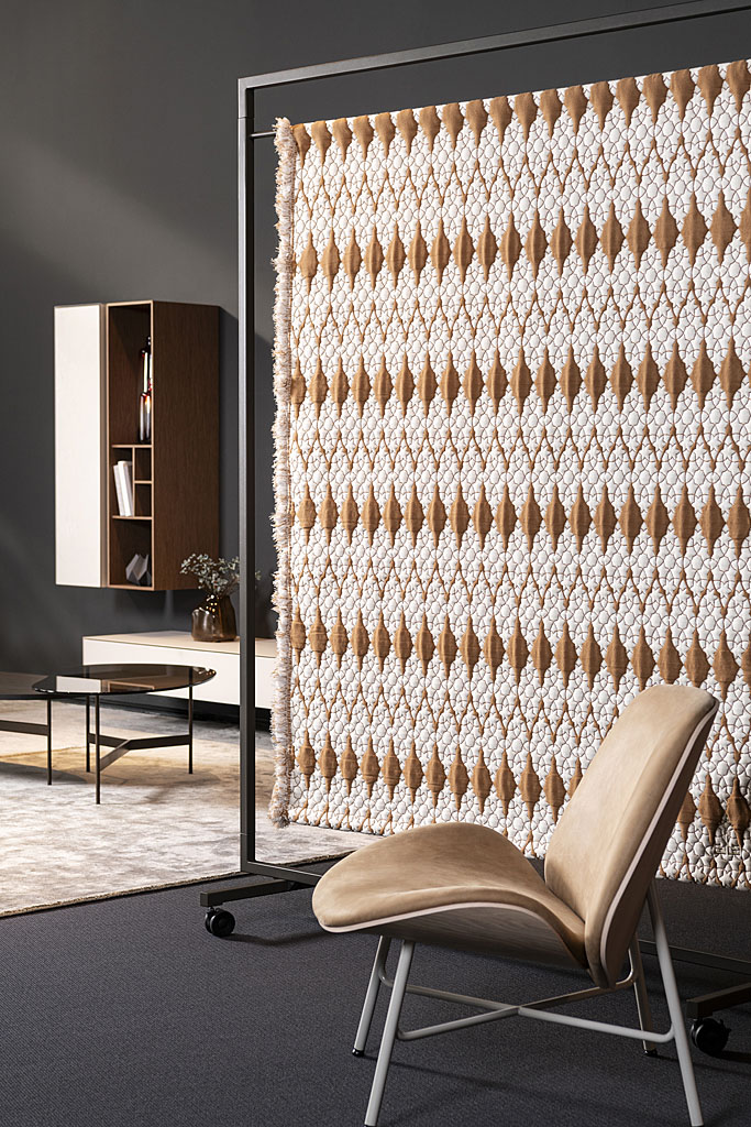 Halle Design Textile products - Roomdivider Infinity Desert side 1