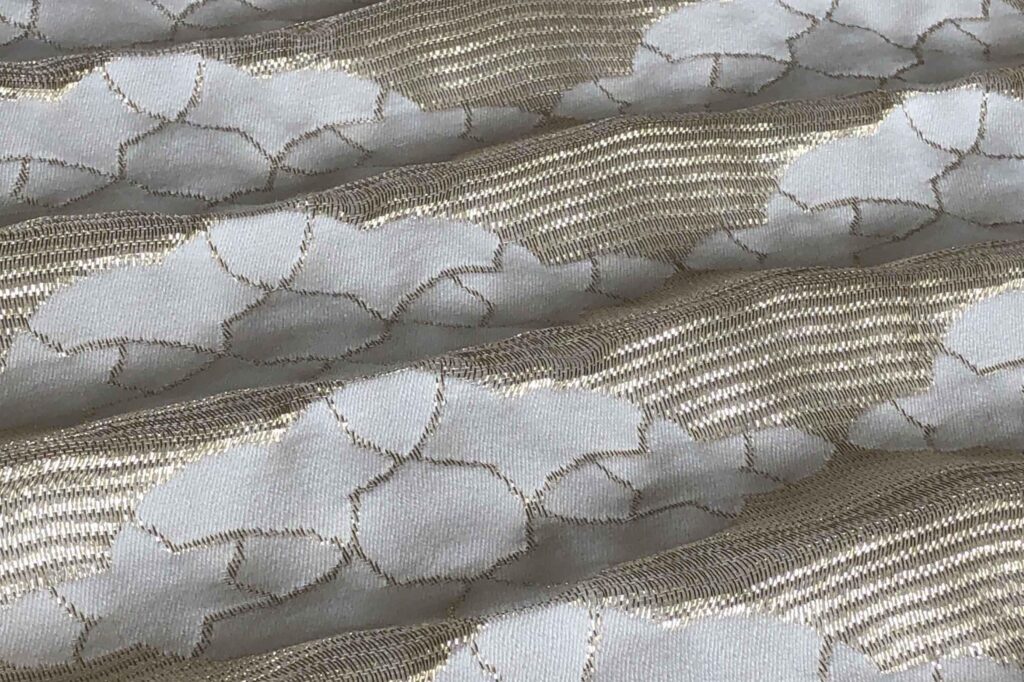 textile design Infinity beige gold