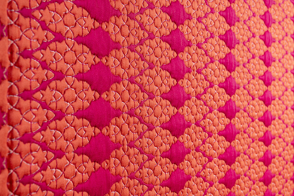 Textile design Infinitity Coral fabric-front